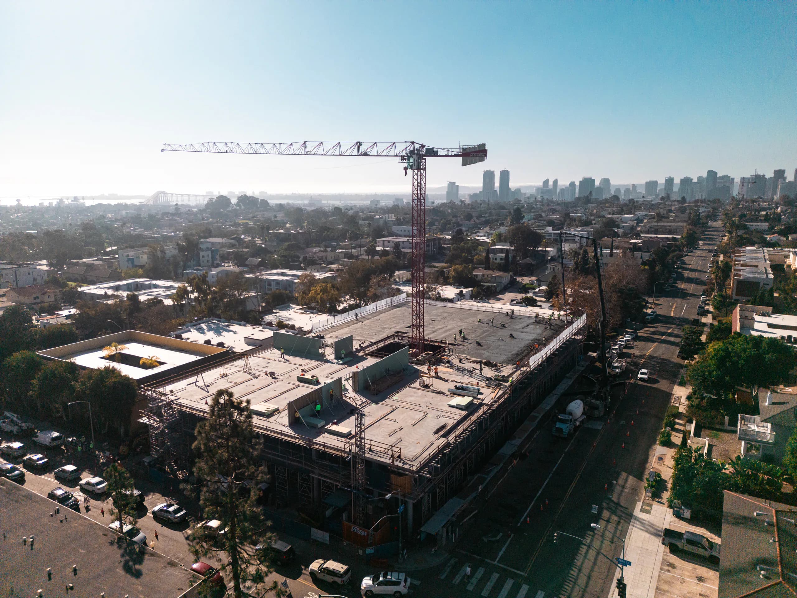30th & C, a PW Concrete structural concrete project in Southern California