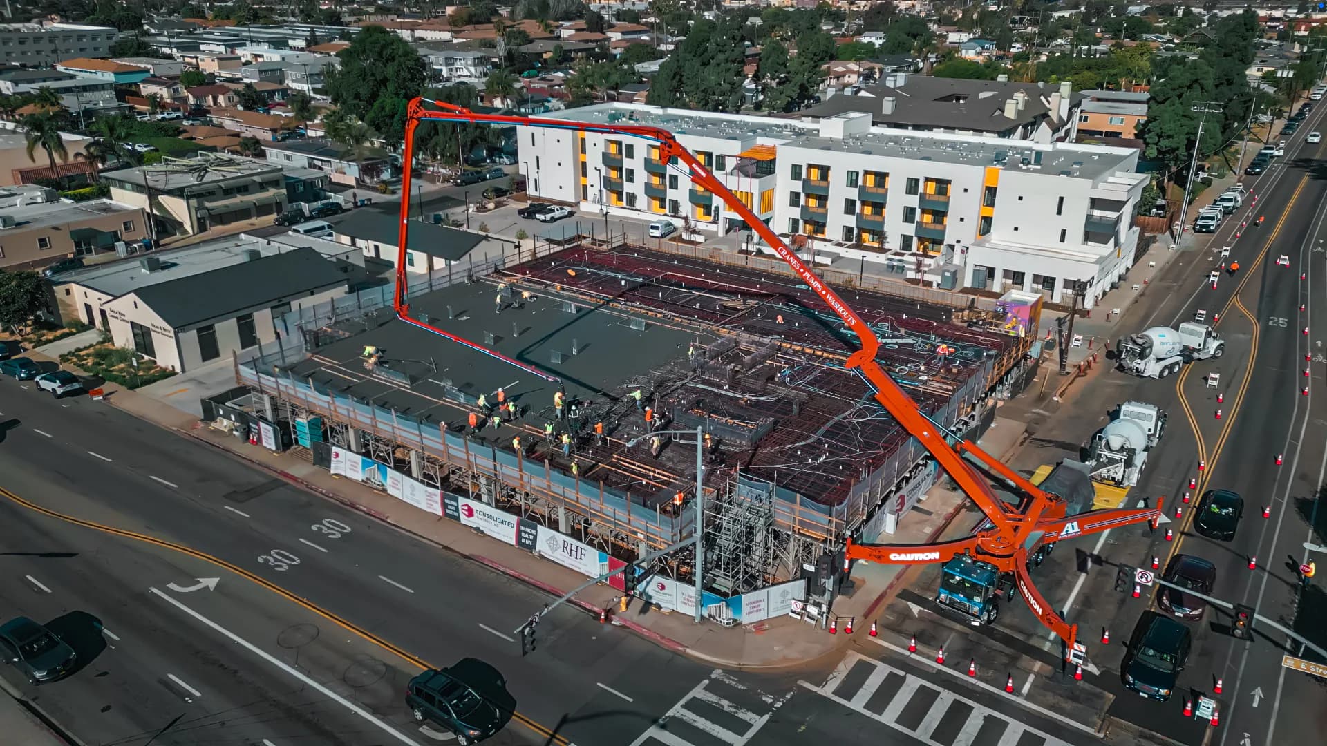Congregational, a PW Concrete structural concrete project in Southern California