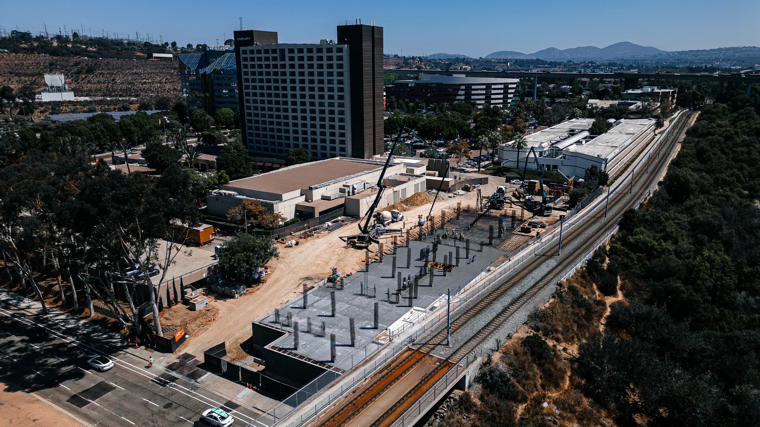 Element Hotel, a PW Concrete structural concrete project in Southern California