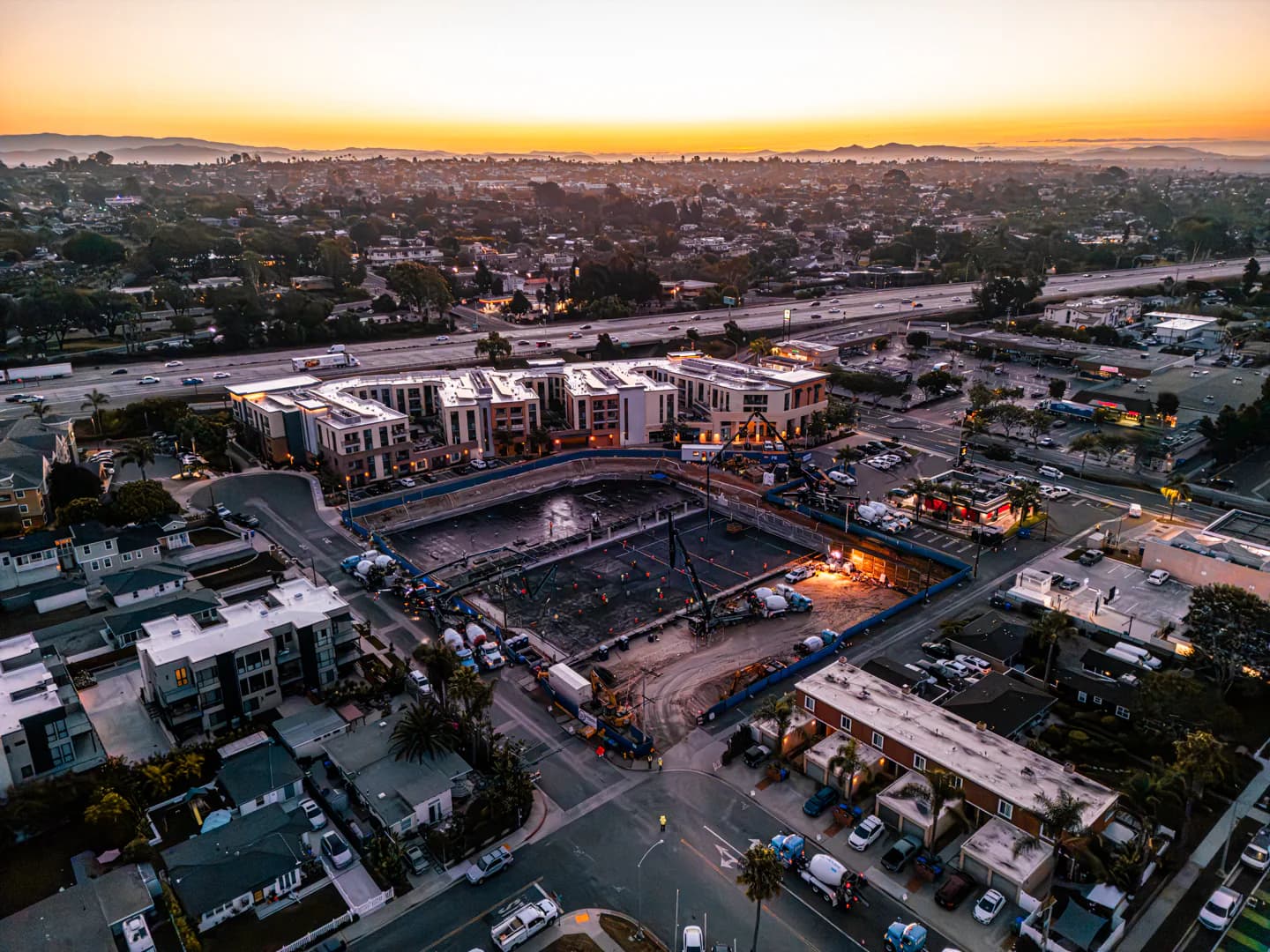 Hope Street Apartments, a PW Concrete structural concrete project in Southern California